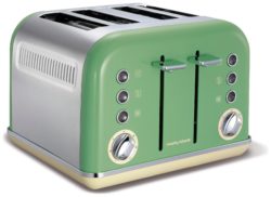 Morphy Richards - Toaster - 242006 Accents - 4 Slice - Green.